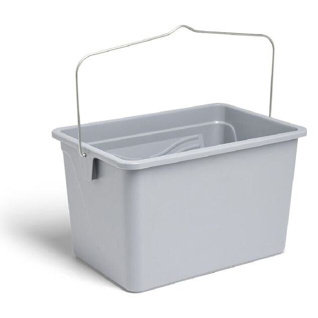 Seau &agrave; peinture 10L en plastique avec anse en acier