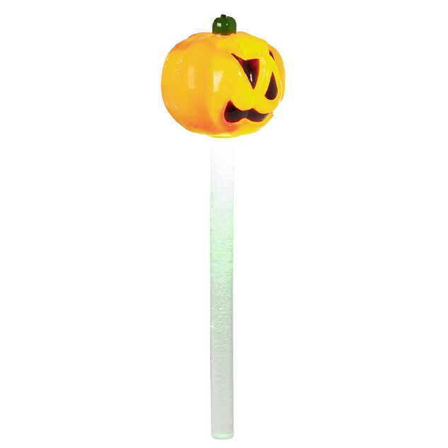 B&acirc;ton lumineux fant&ocirc;me citrouille ou oeil Halloween