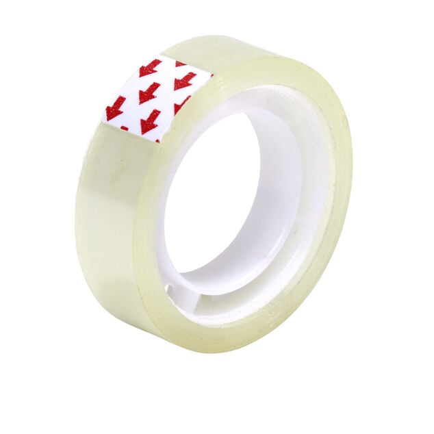 Lot de 6 rouleaux adh&eacute;sifs transparents 13m x 12mm