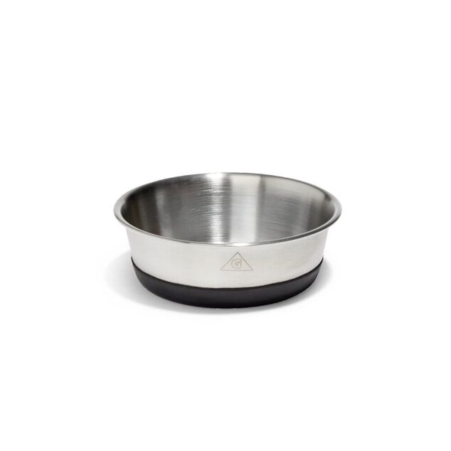 Gamelle inox antidérapante pour chien Ø12 cm - 320 ml