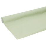 Nappe en papier gaufr&eacute; vert olive 20m