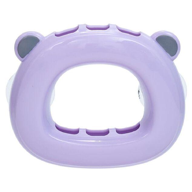 Support 3 brosses &agrave; dents enfant violet