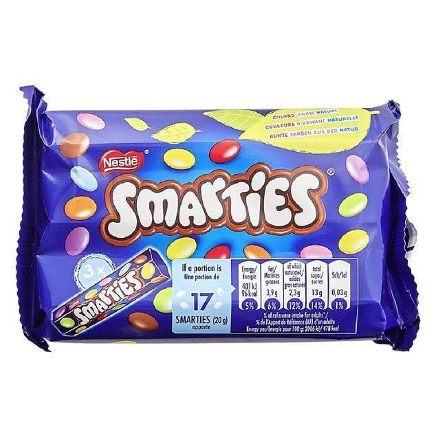 Smarties tube 38 g x 3