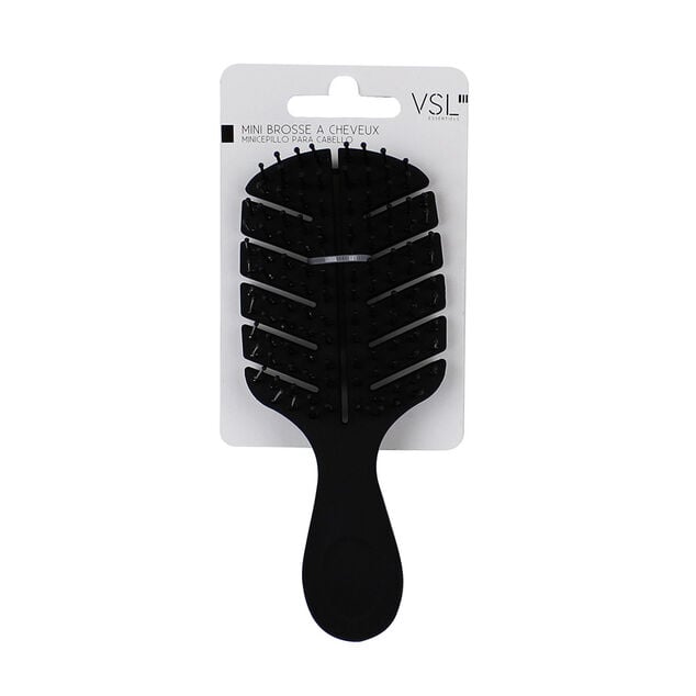 Mini brosse plastique noir H13,5cm