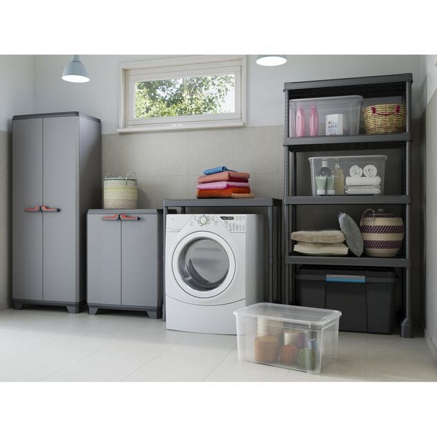 Armoire de garage plastique x2 tailles haute et basse H173cm