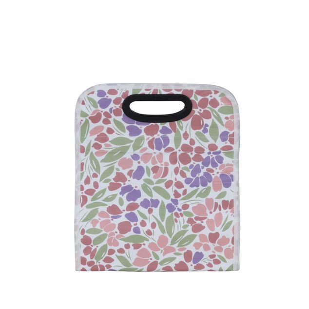 Set lunch bag fleuri avec bo&icirc;te 1L et pain de glace 26x15xH30cm