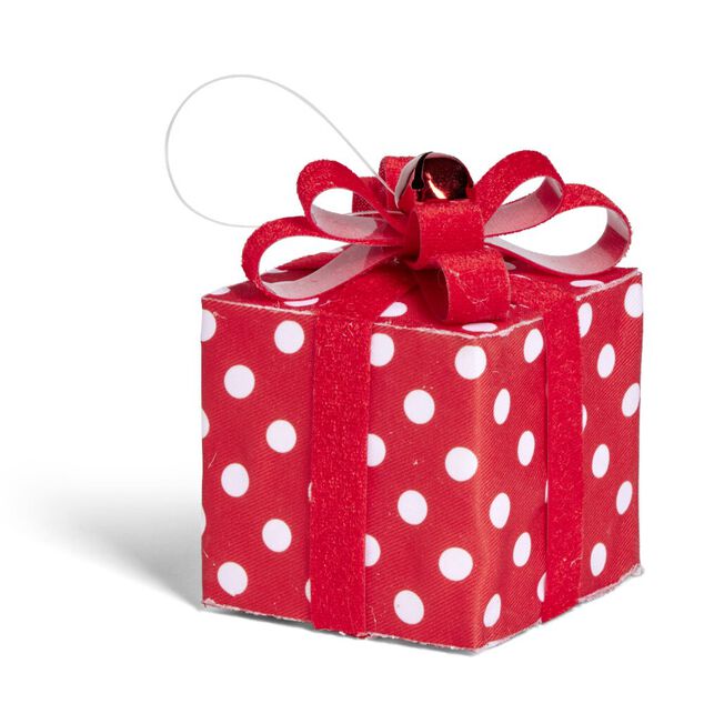 Cadeau décoratif L8x8x11cm (2 modèles)