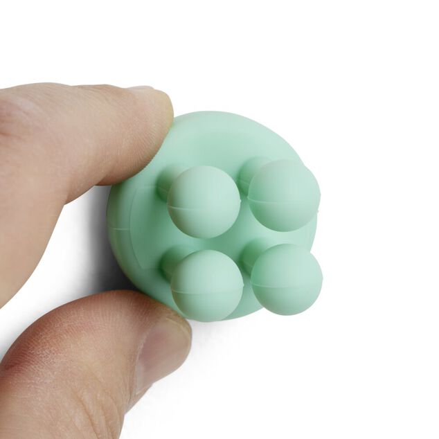 Crochet adhésif x3 multifonction caoutchouc Ø3,8cm