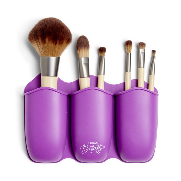 Organisateur 3 compartiments silicone violet