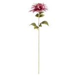 Fleur artificielle dahlia rose 1 tige L68cm