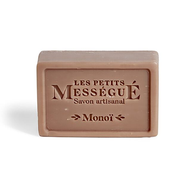 Savon artisanal au mono&iuml; Les Petits Mess&eacute;gu&eacute; 100gr