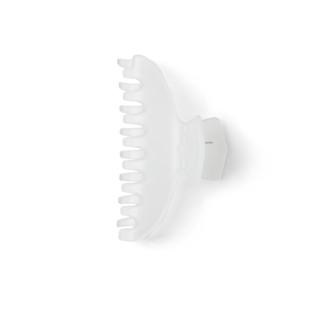 Pince cheveux blanc mat L9cm