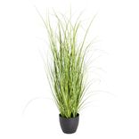 Gramin&eacute; artificiel en pot noir H91cm