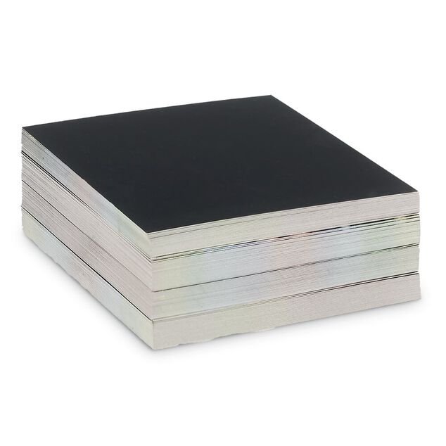 Bloc note 200 cartes &agrave; gratter et 20 batonnets 9,3x9,3xH7,4cm