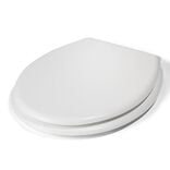 Abattant WC universel en bois blanc