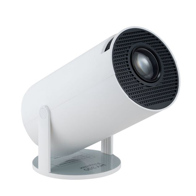 Vid&eacute;o projecteur 180&deg; Homday blanc 1080p 14x12xH24cm