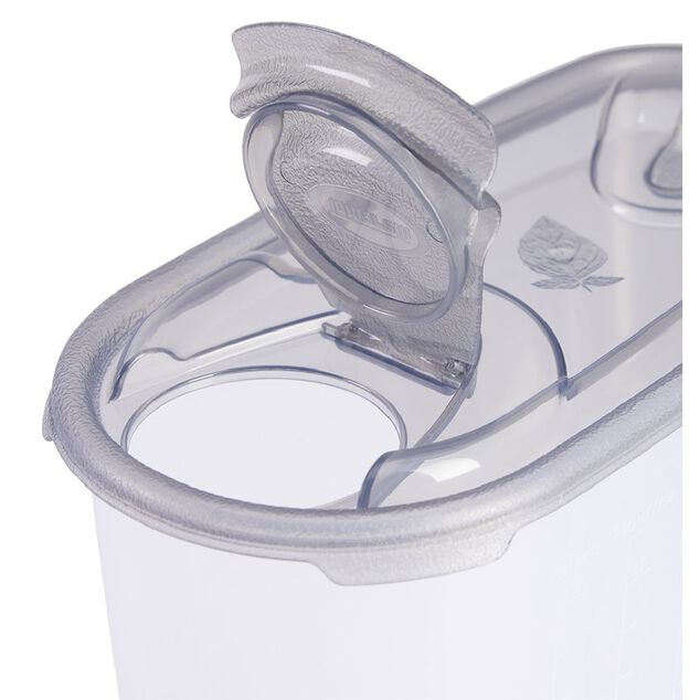 Bo&icirc;te &agrave; c&eacute;r&eacute;ales gris et blanc 2L