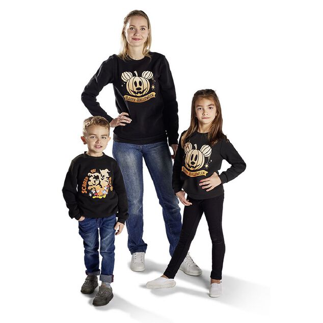 Pull enfant Disney Halloween Mickey phosphorescent 4/6ans