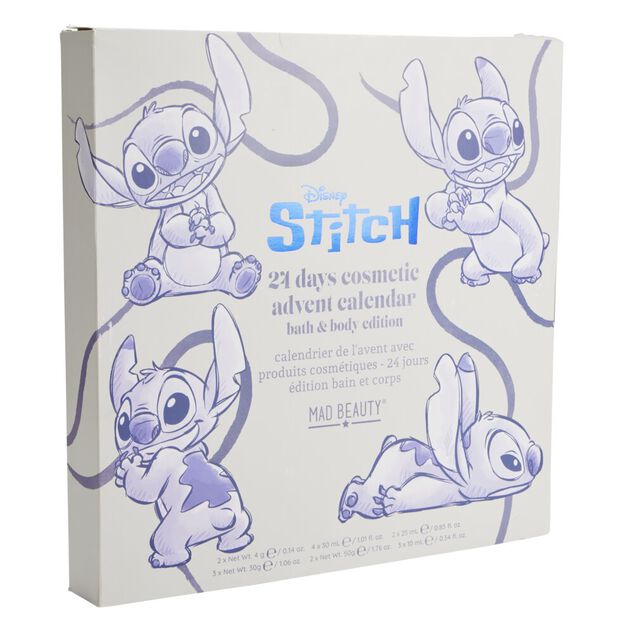 Calendrier de l'avent Disney Stitch produits de beaut&eacute; 24 cases 37x37cm