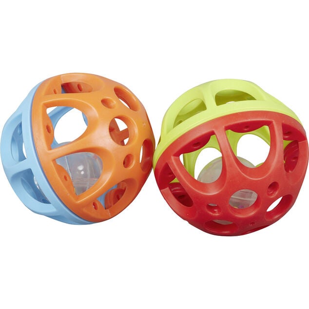 Balle hochet avec grelot &oslash;10.2 cm