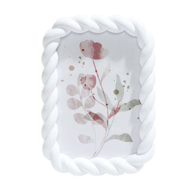 Cadre photo plastique contour torsadé 13x18cm (4 modèles)