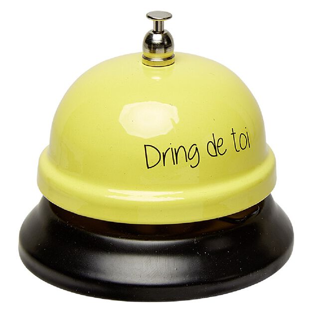 Sonnette de r&eacute;ception avec message humoristique
