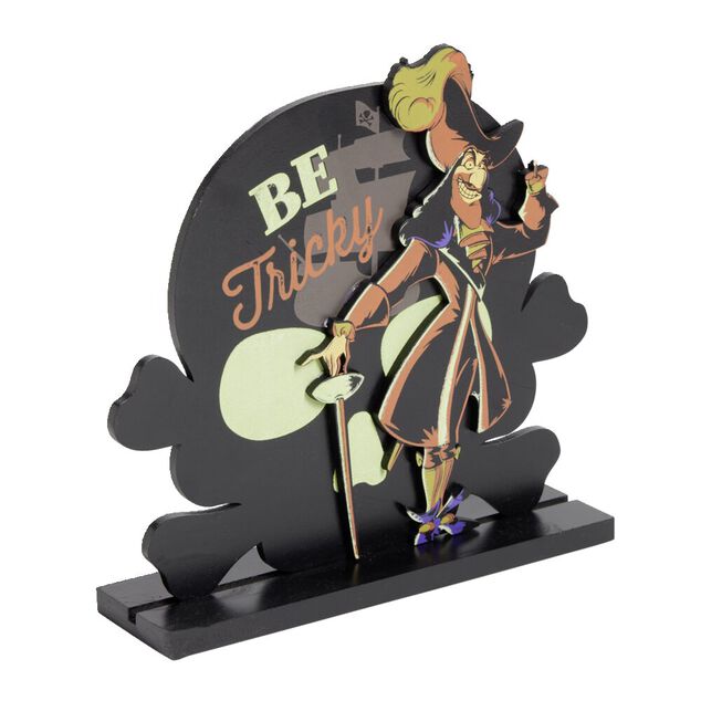 D&eacute;coration &agrave; poser Halloween Disney Villains Capitaine Crochet H19cm