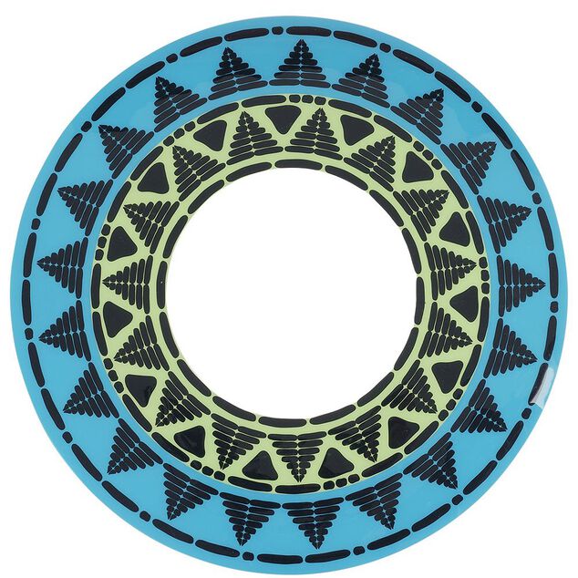 Set de table rond ajour&eacute; motif ethnique &Oslash;38cm