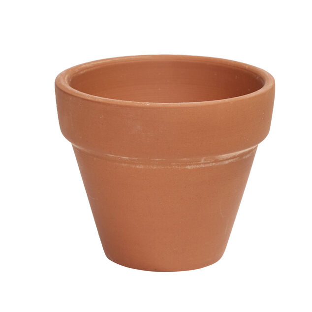 Mini pot rond en terre cuite Ø7xH6cm
