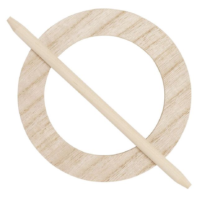 Embrasse ronde bois naturel