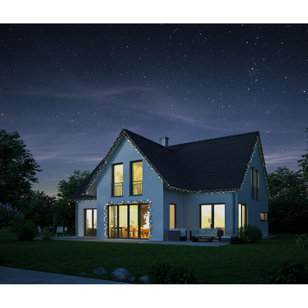 Guirlande lumineuse extérieur 400LED multicolores 29,9m