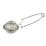 Pince à thé forme boule acier inoxydable Ø5xH16cm