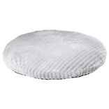 Couchage pour chien ou chat rond gris &Oslash;70xH5cm