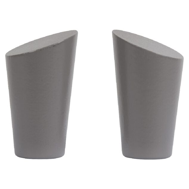 Lot de 2 embouts bois cone