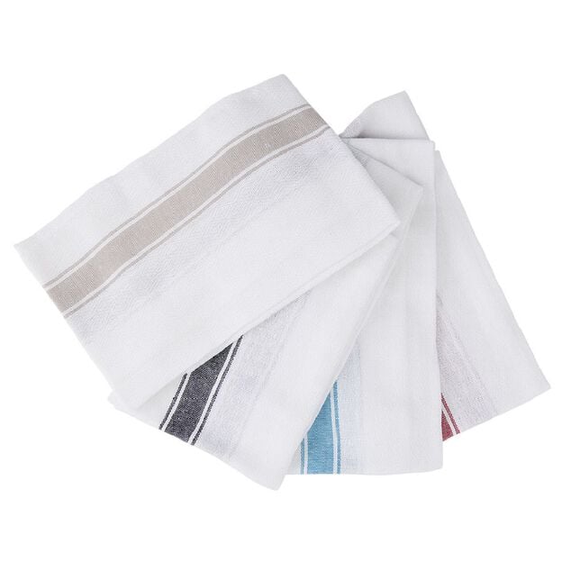 Torchon en coton blanc x4 40x60cm