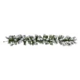 Guirlande de No&euml;l artificielle avec 100 branches enneig&eacute;es L120cm