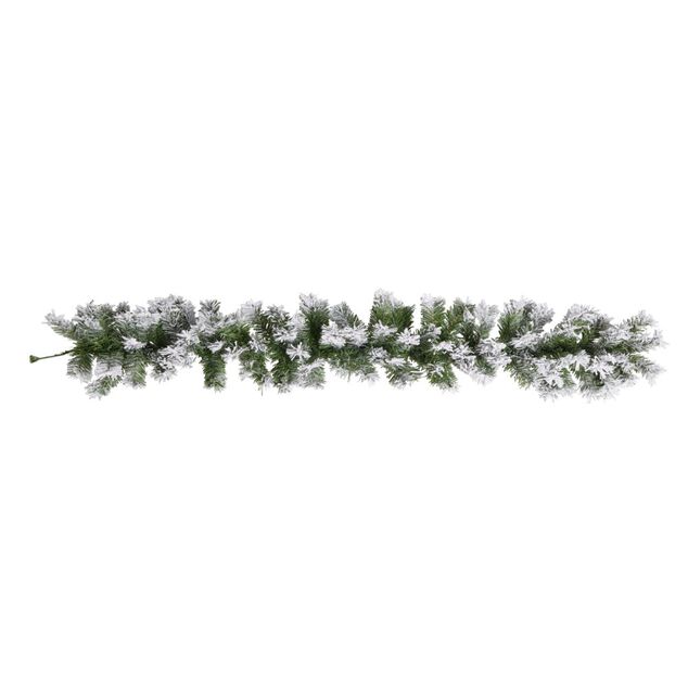 Guirlande de No&euml;l artificielle avec 100 branches enneig&eacute;es L120cm