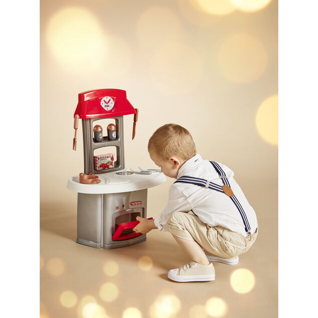 Cuisine pour enfant color&eacute;e et r&eacute;aliste avec 13 accessoires