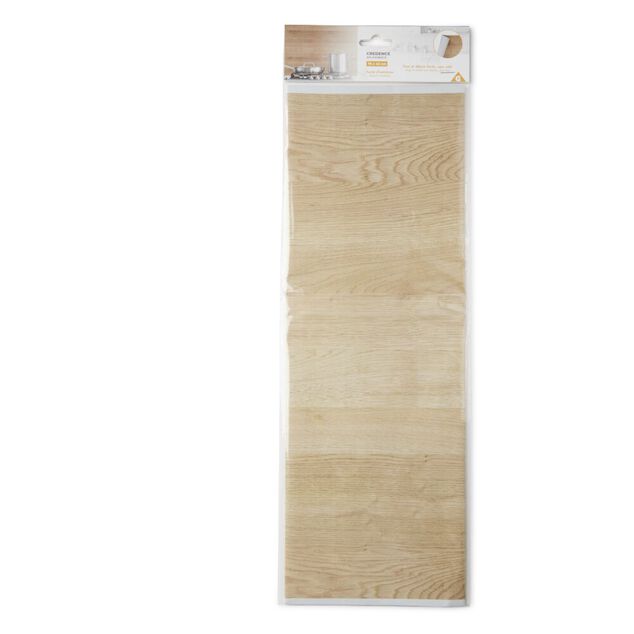 Crédence en papier et pvc effet noir marbré - 75x45cm