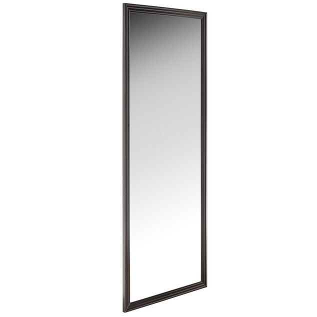 Miroir rectangulaire bord plastique noir 72,5xH195cm
