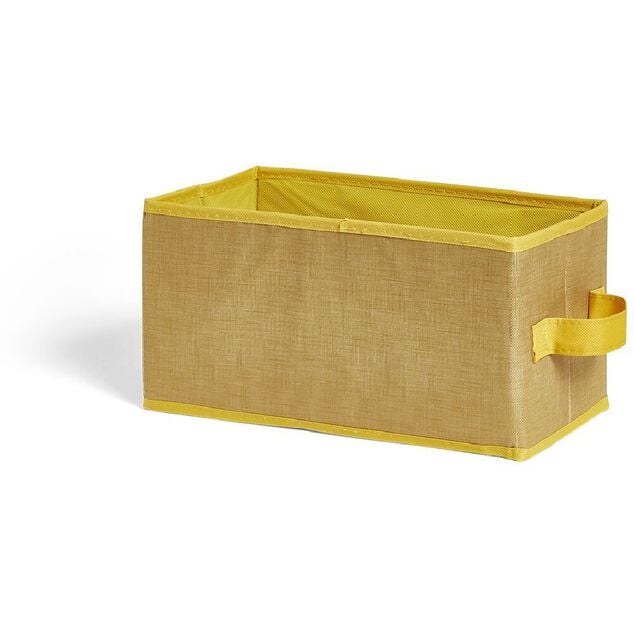 Pani&egrave;re de rangement Box Cube design multicolore 29x15xH15cm