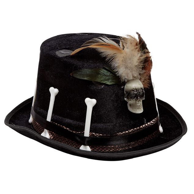 Chapeau squelette en polyester