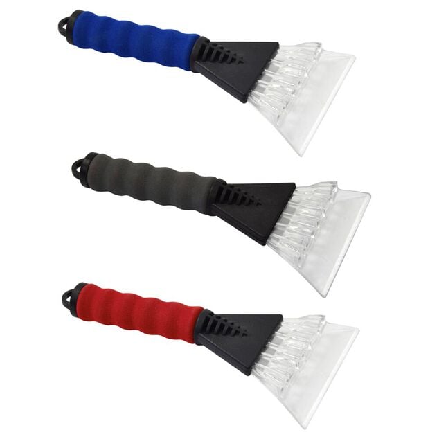 Grattoir givre raclette &agrave; glace manche grip L26cm (3 mod&egrave;les)