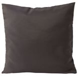 Housse de coussin polyester 40x40cm gris