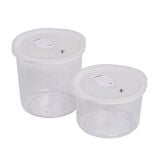 Boîte machine sous vide transparente x2