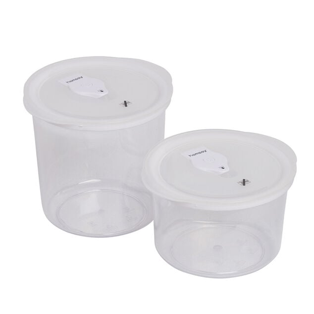 Bo&icirc;te machine sous vide transparente x2