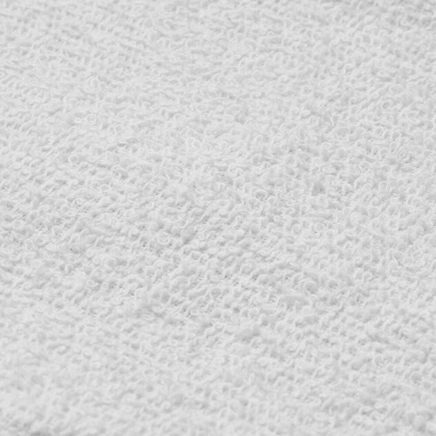 Gant de toilette x2 coton blanc 16x21cm