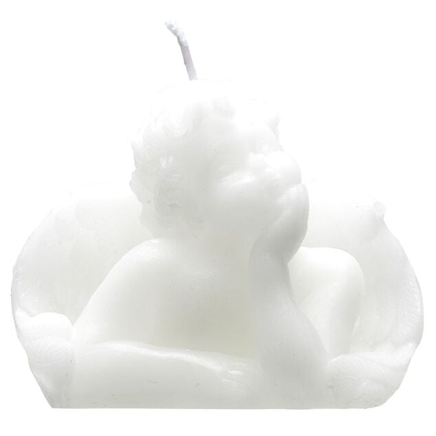 Bougie forme buste d'ange