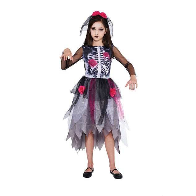 D&eacute;guisement squelette fille 7/10 ans