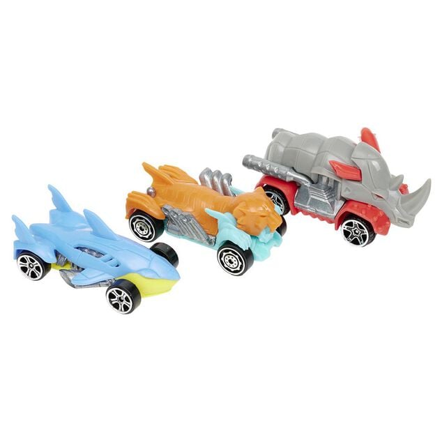 Voiture m&eacute;tal Teamsterz x3 (6 mod&egrave;les)